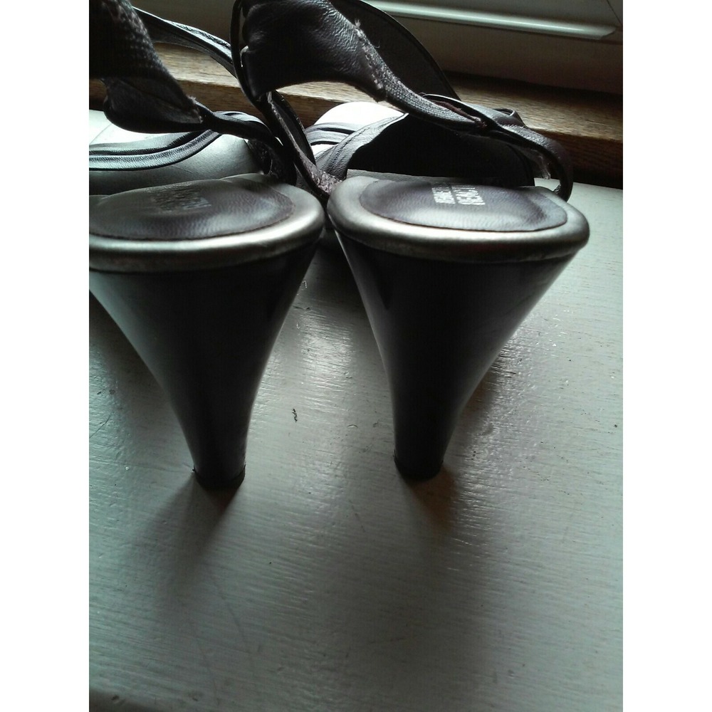 Kenneth Cole Reaction Women Strappy Sandal Heeled, Brown, Size 8.5